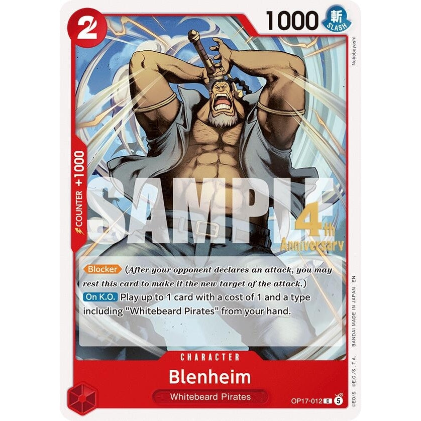 Blenheim (OP17-012) (The World's Strongest Warriors Release Event Cards) - PokéBox Australia