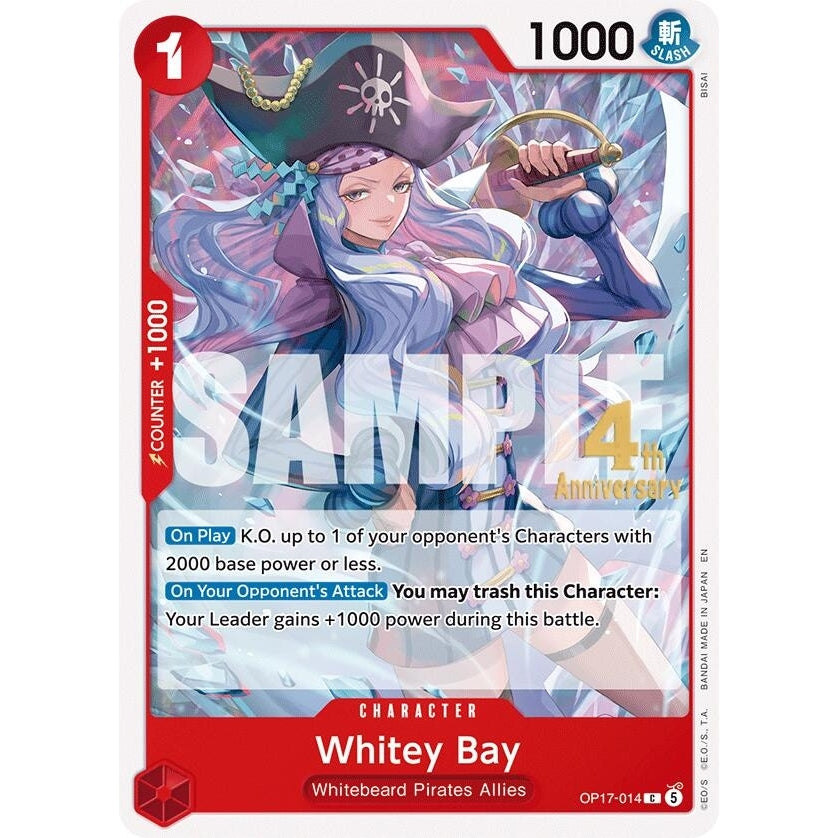 Whitey Bay (OP17-014) (The World's Strongest Warriors Release Event Cards) - PokéBox Australia