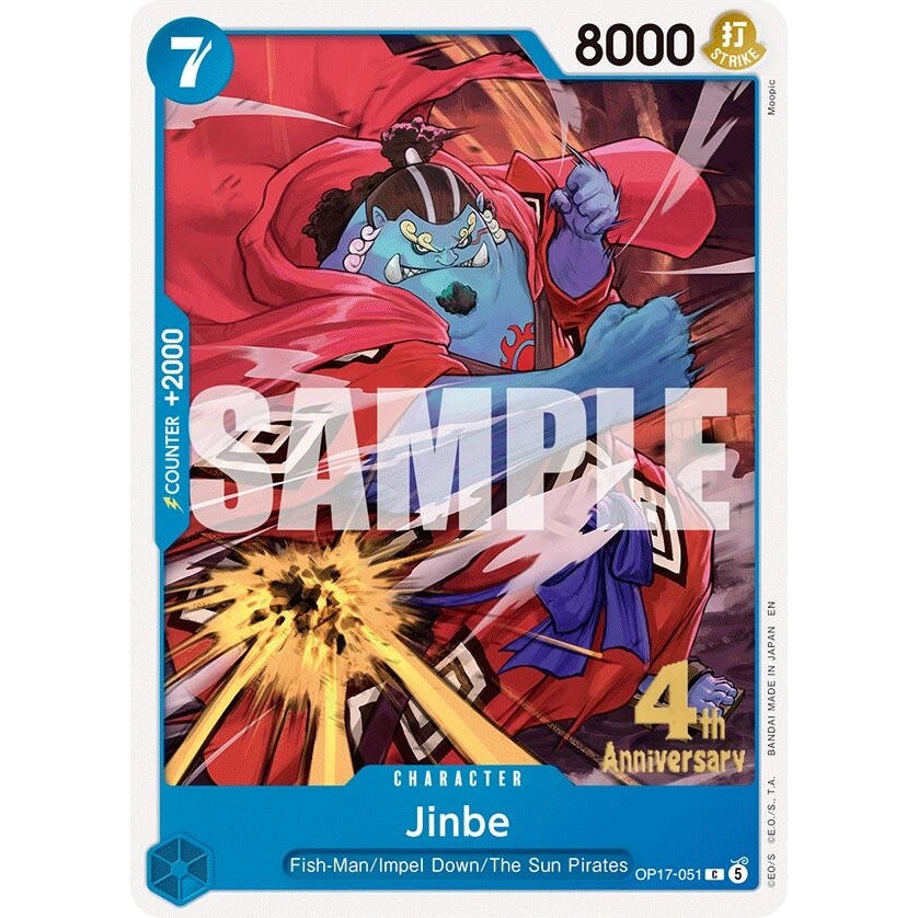 Jinbe (051) (OP17-051) (The World's Strongest Warriors Release Event Cards) - PokéBox Australia