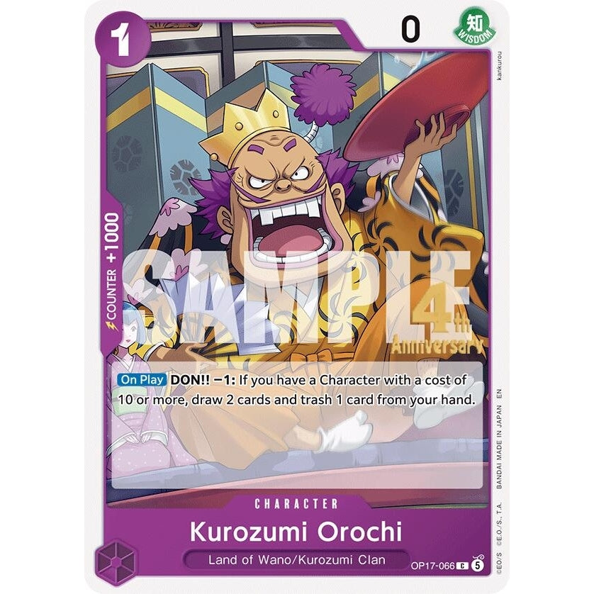 Kurozumi Orochi (OP17-066) (The World's Strongest Warriors Release Event Cards) - PokéBox Australia