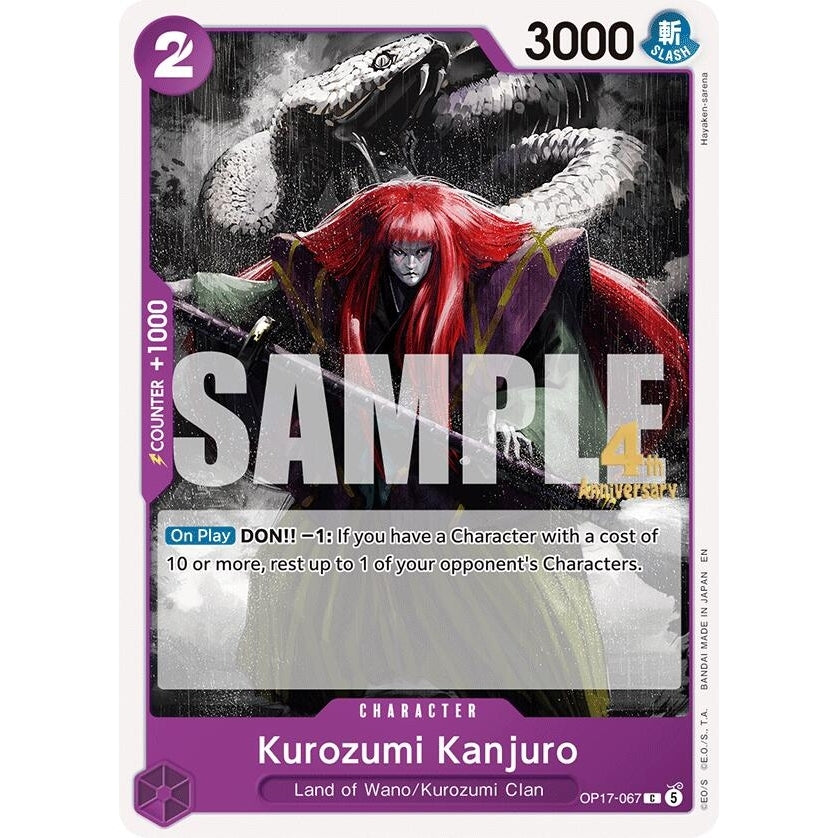Kurozumi Kanjuro (OP17-067) (The World's Strongest Warriors Release Event Cards) - PokéBox Australia