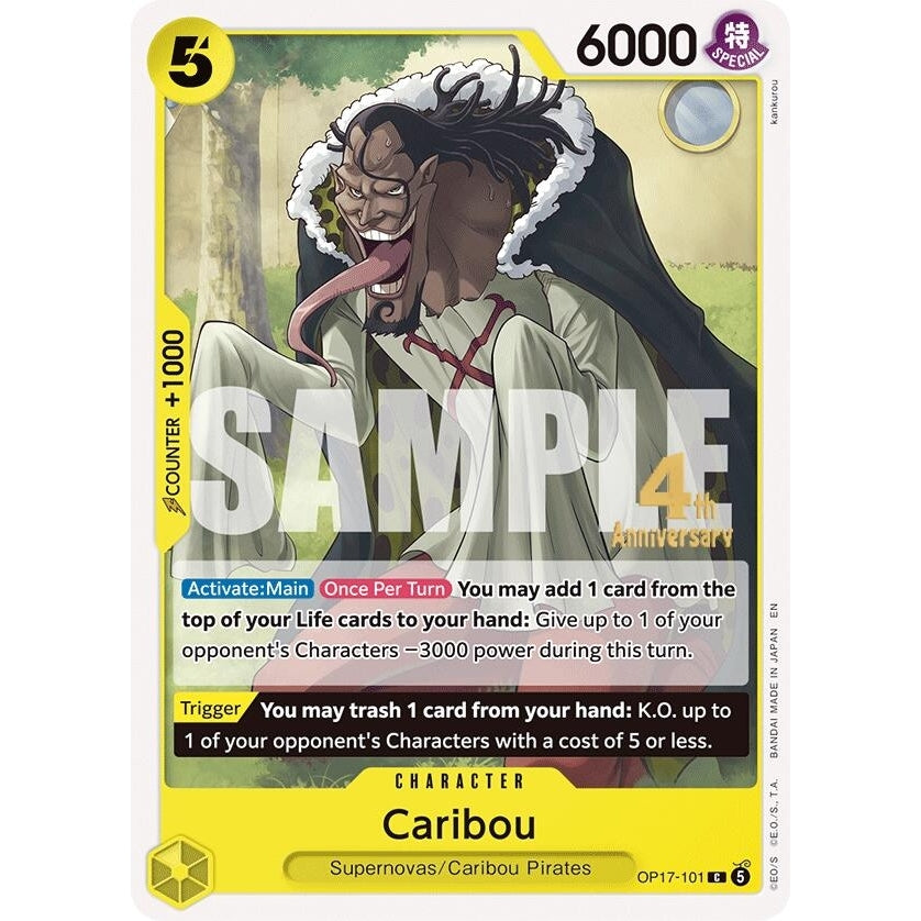 Caribou (OP17-101) (The World's Strongest Warriors Release Event Cards) - PokéBox Australia