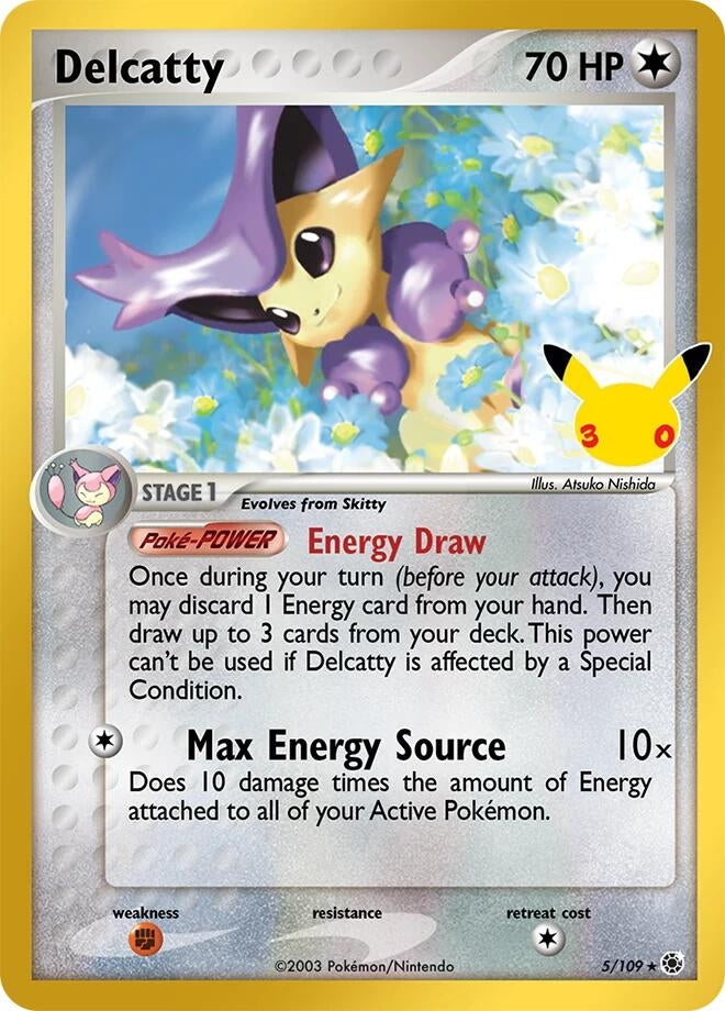 Image for Delcatty (5/109) (ME: 30th Celebration Classic Collection) (30C) - Pokemon