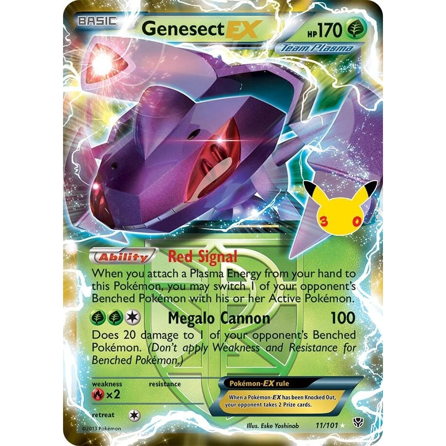 Image for Genesect EX (Team Plasma) (11/101) (ME: 30th Celebration Classic Collection) (30C) - Pokemon