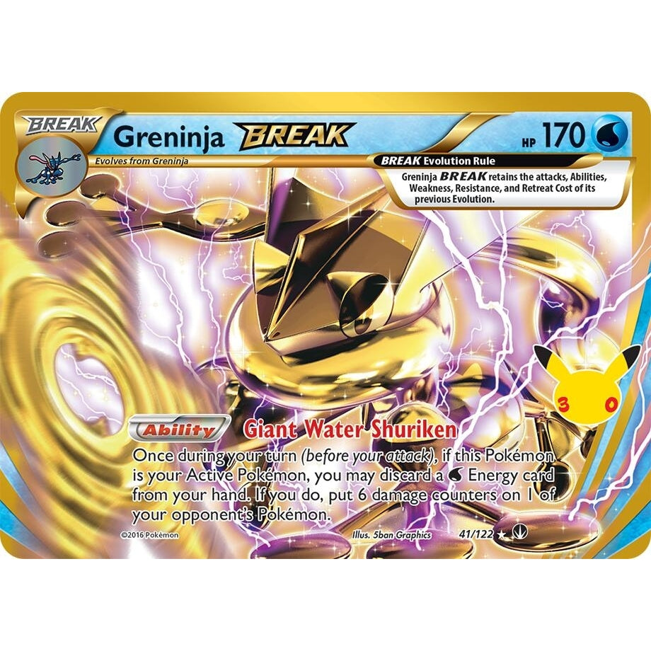 Image for Greninja BREAK (41/122) (ME: 30th Celebration Classic Collection) (30C) - Pokemon