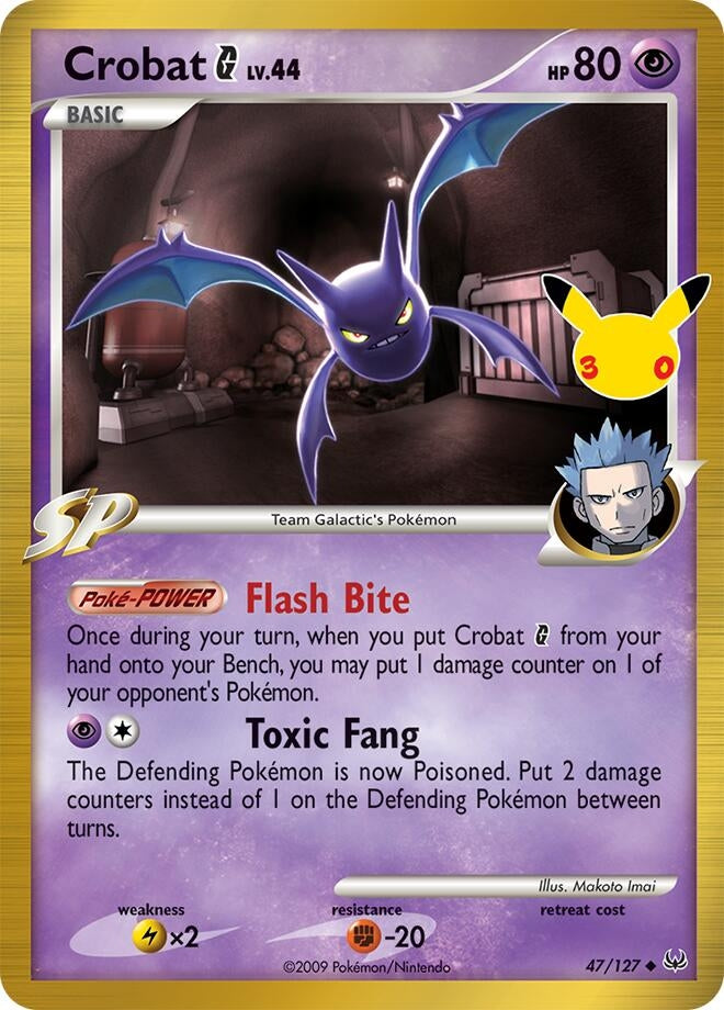 Image for Crobat G (47/127) (ME: 30th Celebration Classic Collection) (30C) - Pokemon