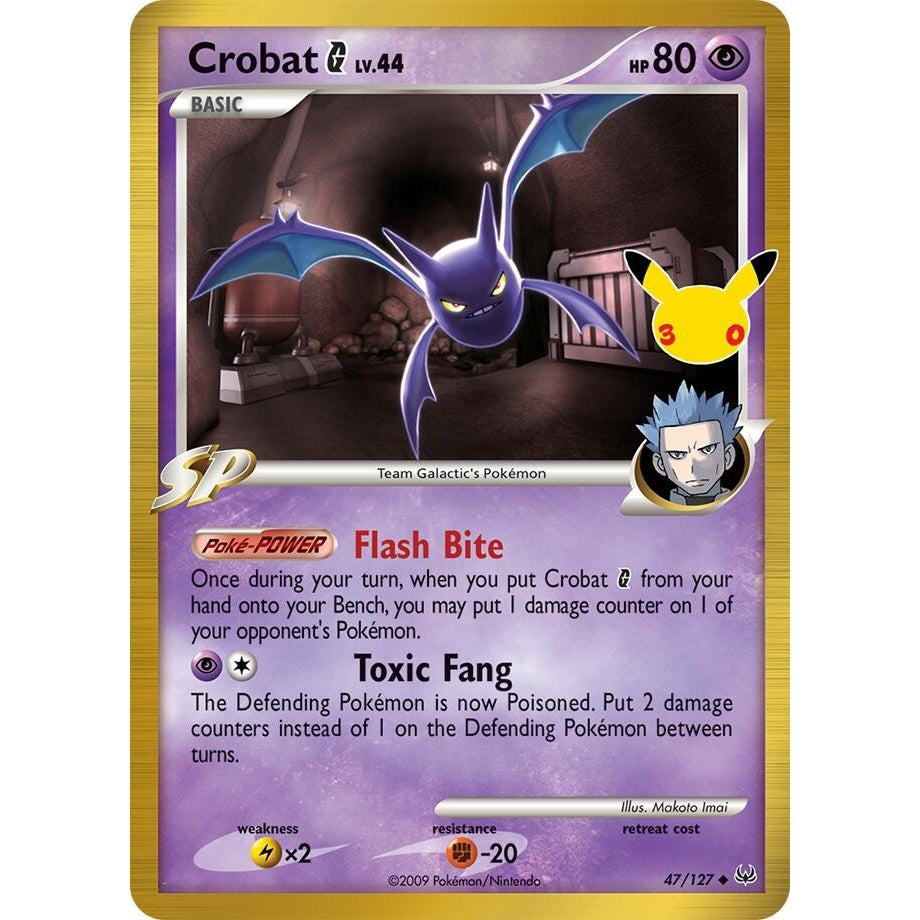 Image for Crobat G (47/127) (ME: 30th Celebration Classic Collection) (30C) - Pokemon