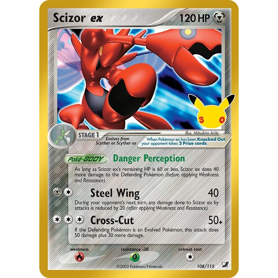 Image for Scizor ex (108/115) (ME: 30th Celebration Classic Collection) (30C) - Pokemon