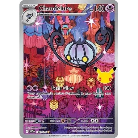 Image for Chandelure (137/128) (ME: 30th Celebration) (30C) - Pokemon