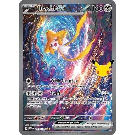 Image for Jirachi ex (155/128) (ME: 30th Celebration) (30C) - Pokemon