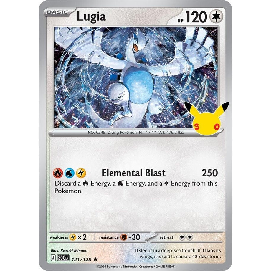 Image for Lugia (121/128) (ME: 30th Celebration) (30C) - Pokemon