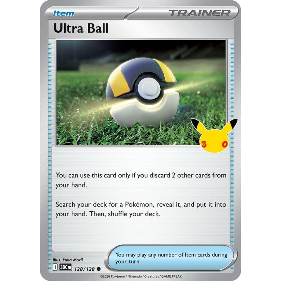 Image for Ultra Ball (128/128) (ME: 30th Celebration) (30C) - Pokemon