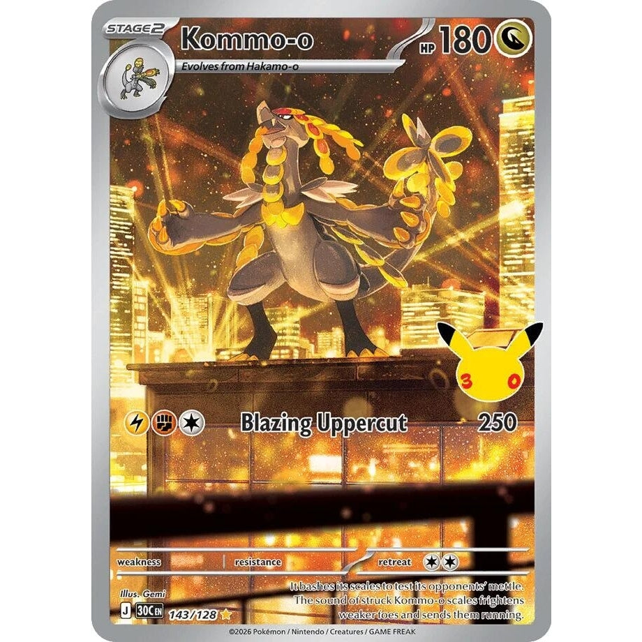 Kommo-o (143/128) (ME: 30th Celebration) - PokéBox Australia
