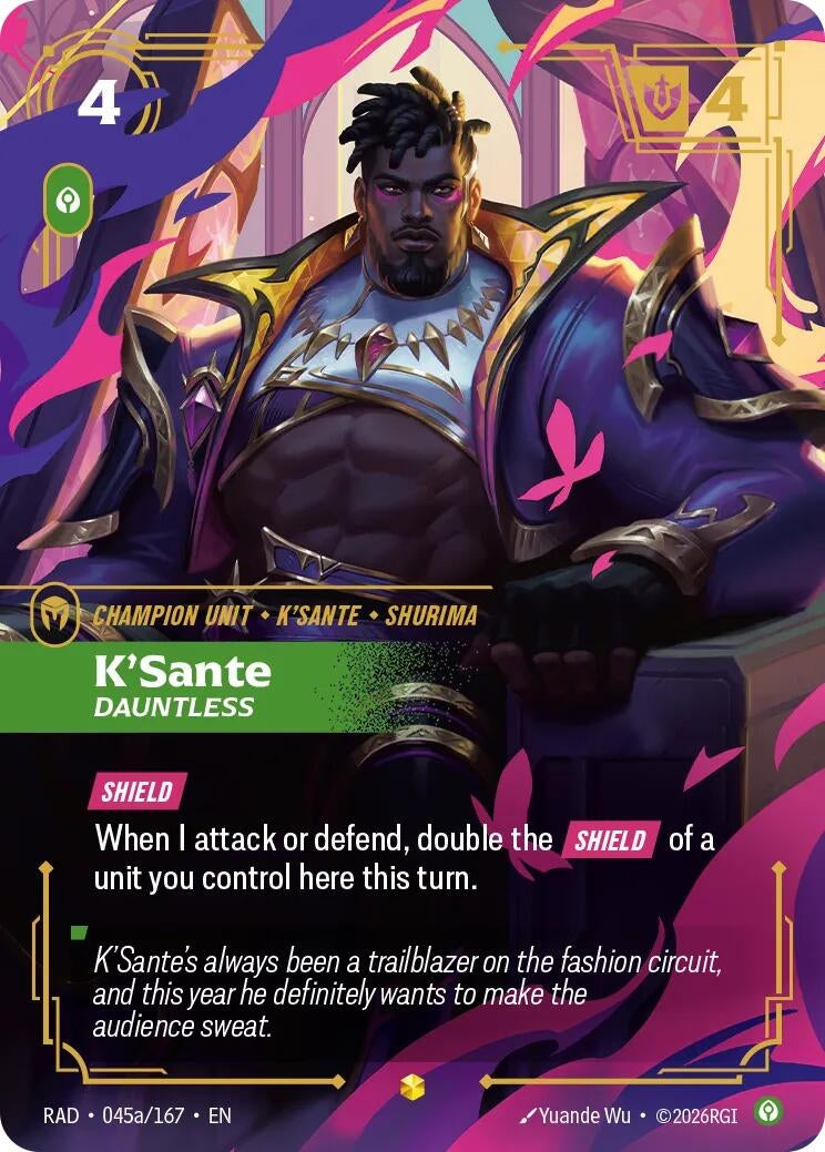 K'Sante, Dauntless (Alternate Art) (045a/167) (Radiance) - PokéBox Australia