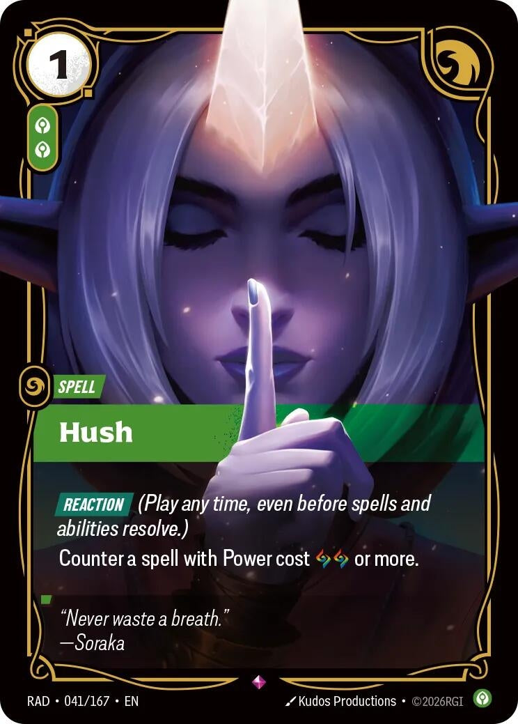 Hush (041/167) (Radiance)
