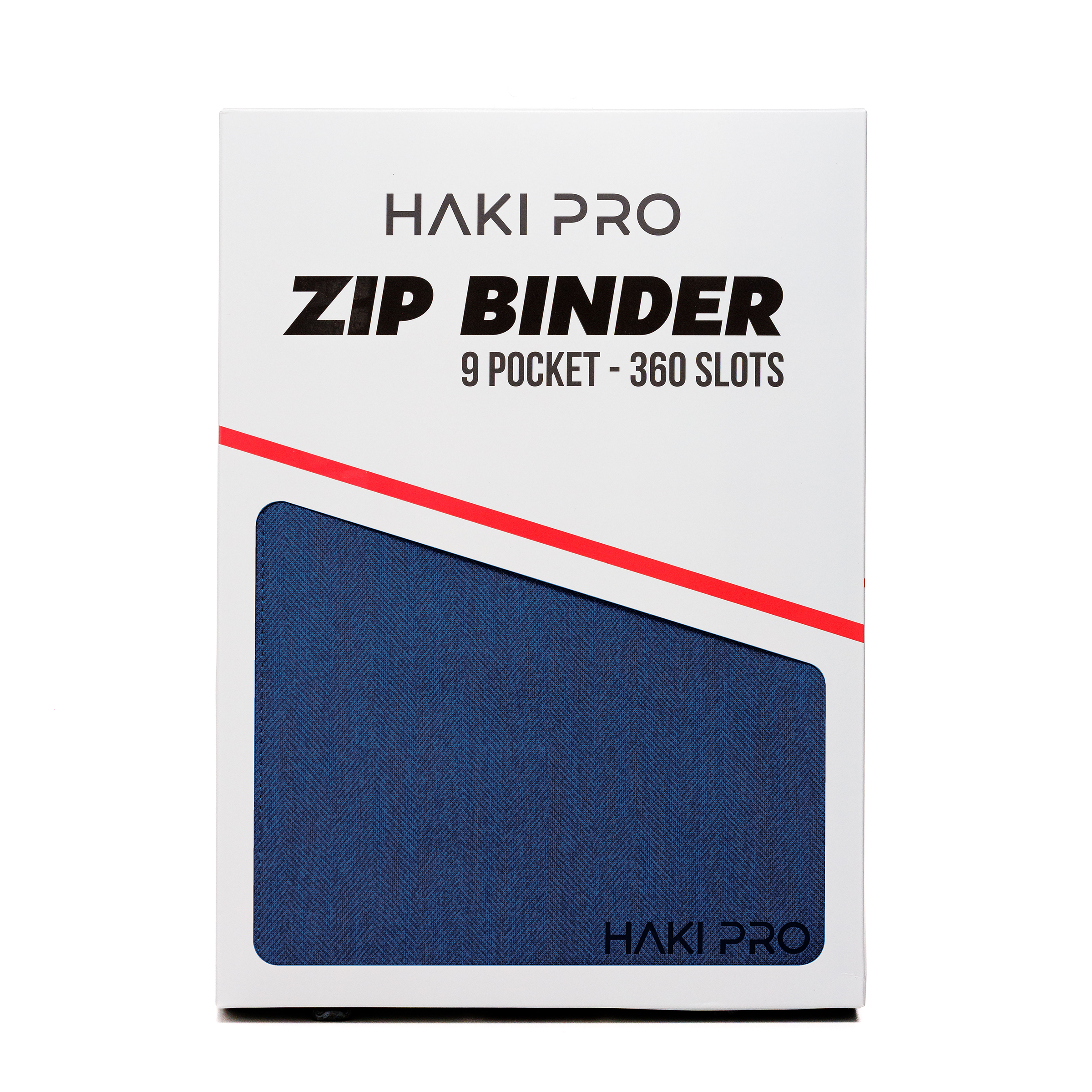 HAKI PRO - Navy Blue 9 Pocket Premium Trading Card Binder
