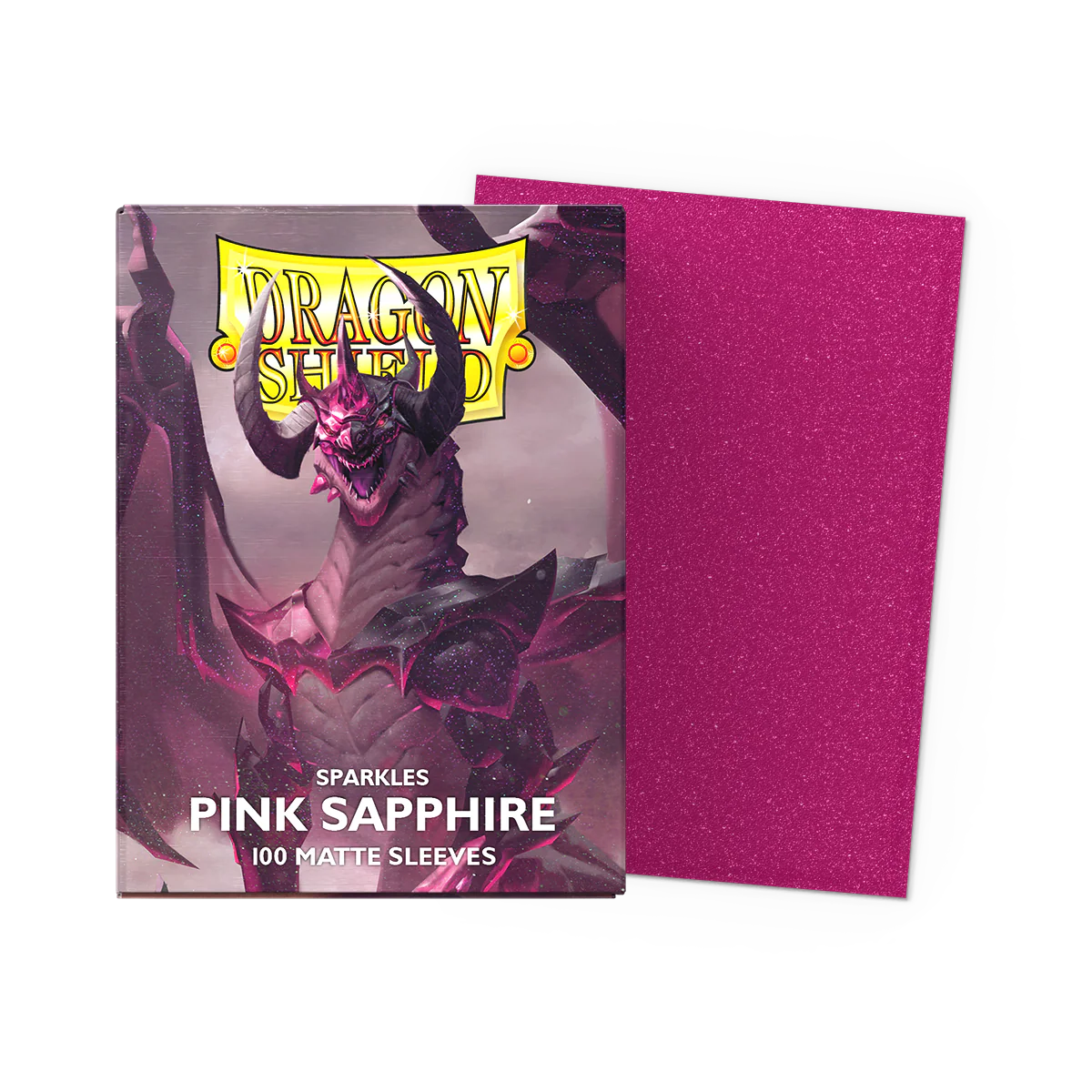 Dragon Shield - Matte – Sparkles: Pink Sapphire - PokéBox Australia
