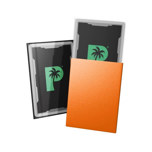 Palms Off Gaming - Orange - Standard Blackout Deck Sleeves - PokéBox Australia