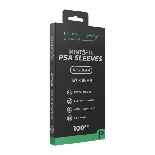 Palms Off Gaming - PSA Graded Card Mint-Fit Sleeves - Regular 100pc - PokéBox Australia