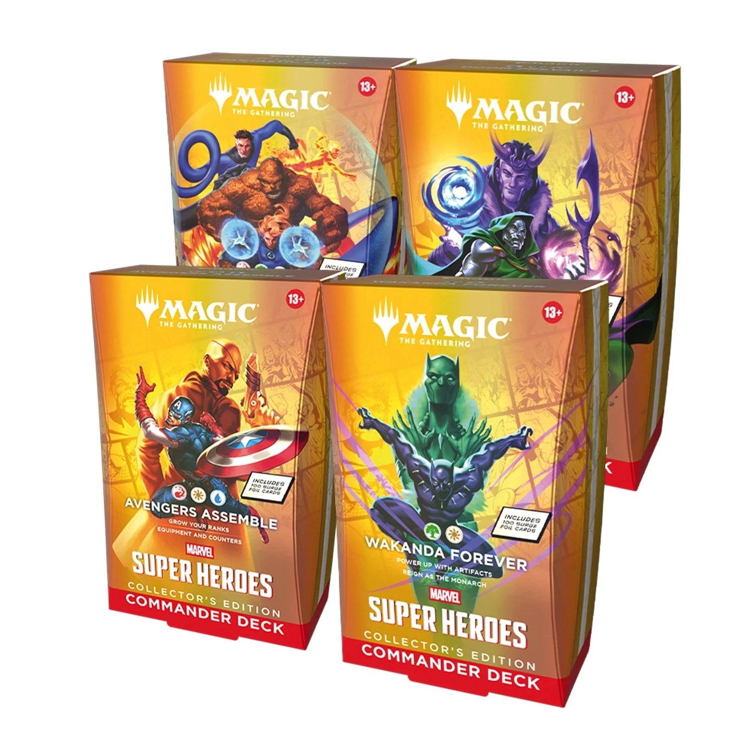 Magic The Gathering: Marvel Super Heroes - Collector Commander Deck Set - PokéBox Australia