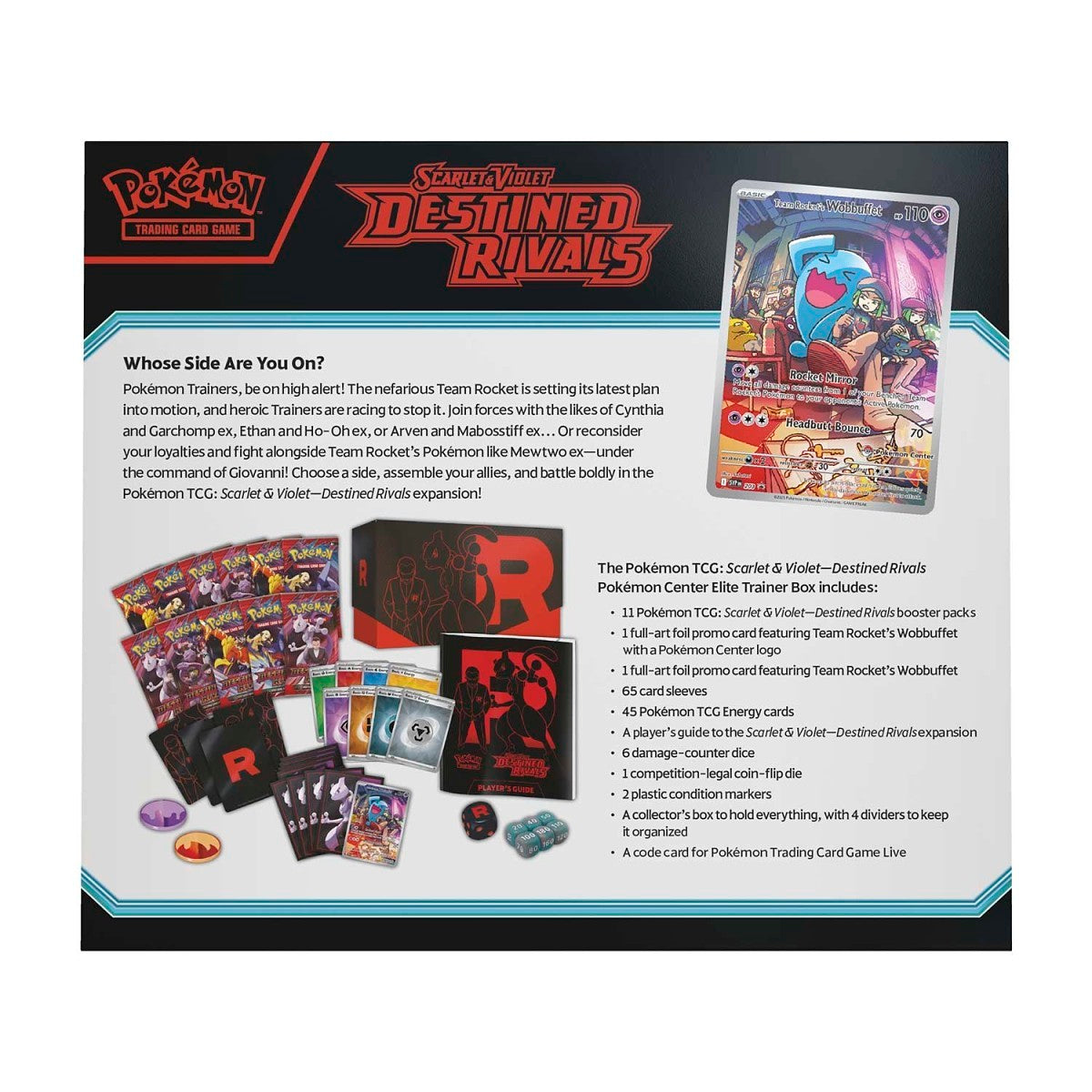Pokemon: Destined Rivals Pokemon Center Exclusive Elite Trainer Box (ETB)