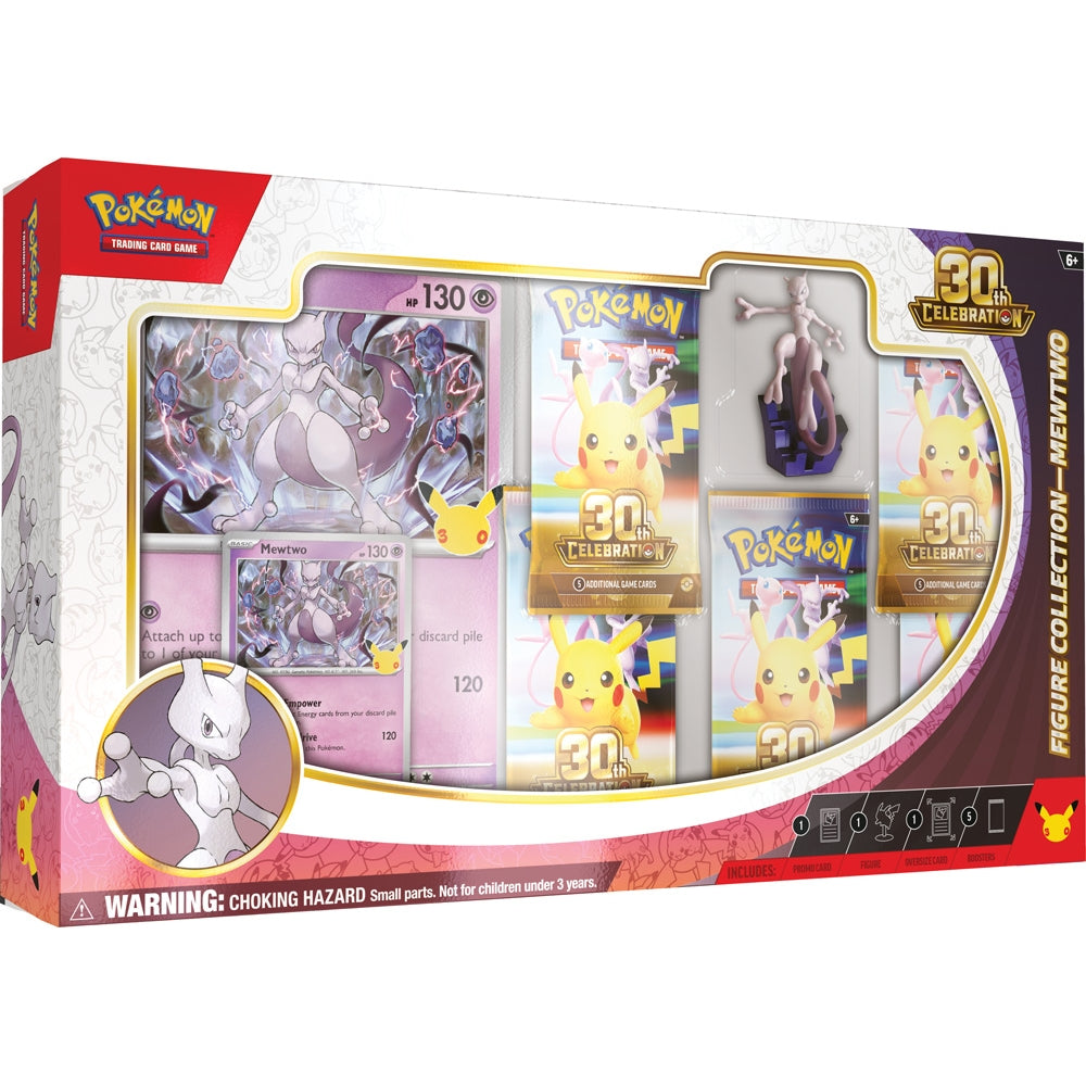 30th Celebration Figure Collection - Mew / Mewtwo (Assorted) - PokéBox Australia