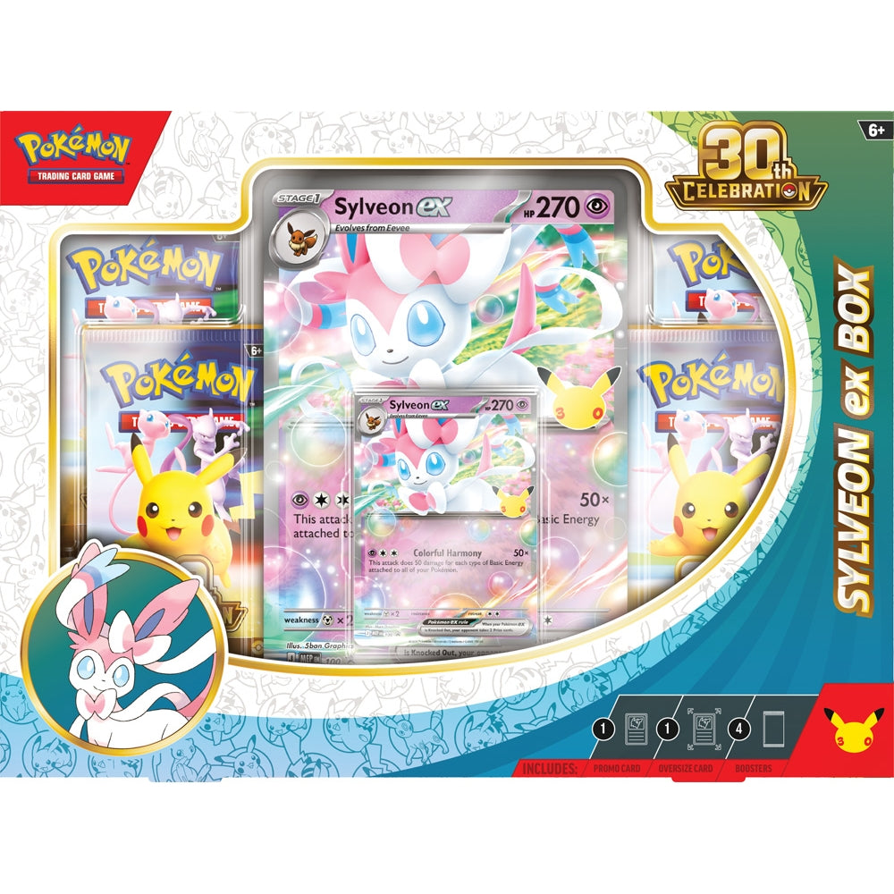 Pokémon TCG: 30th Celebration Sylveon ex Box / Greninja ex Box (Assorted) - PokéBox Australia
