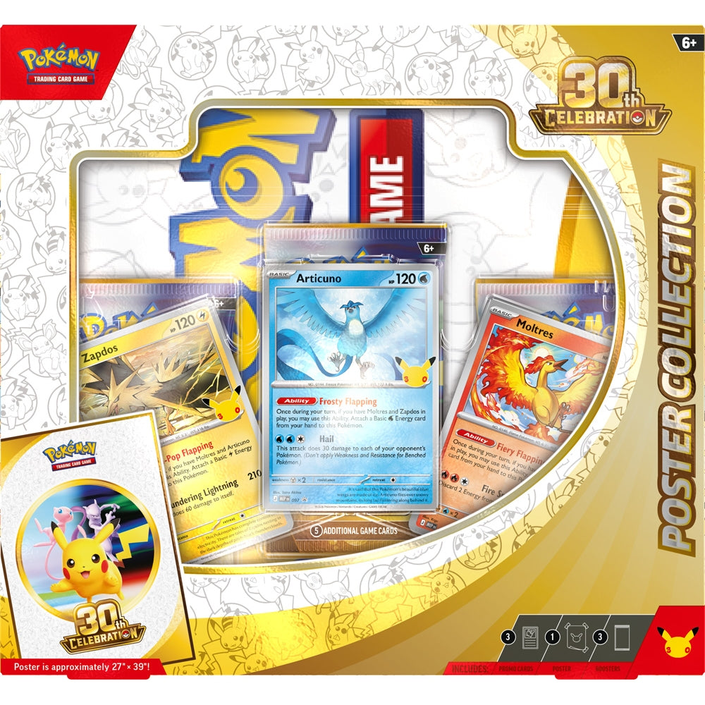 Pokémon TCG: 30th Celebration Poster Collection - PokéBox Australia