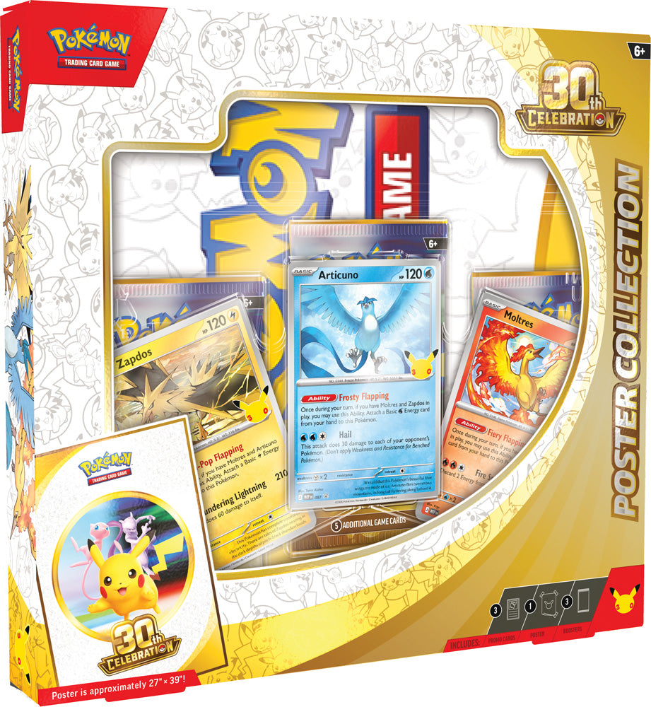 Pokémon TCG: 30th Celebration Poster Collection - PokéBox Australia