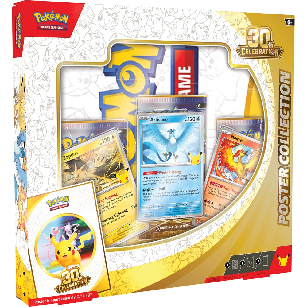 Pokémon TCG: 30th Celebration Poster Collection - PokéBox Australia