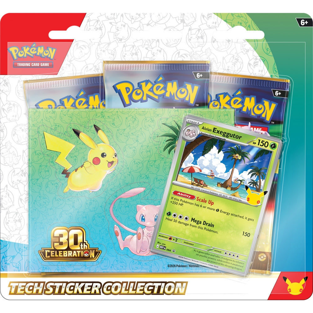 Pokémon TCG: 30th Celebration Tech Sticker Collection (Assorted) - PokéBox Australia