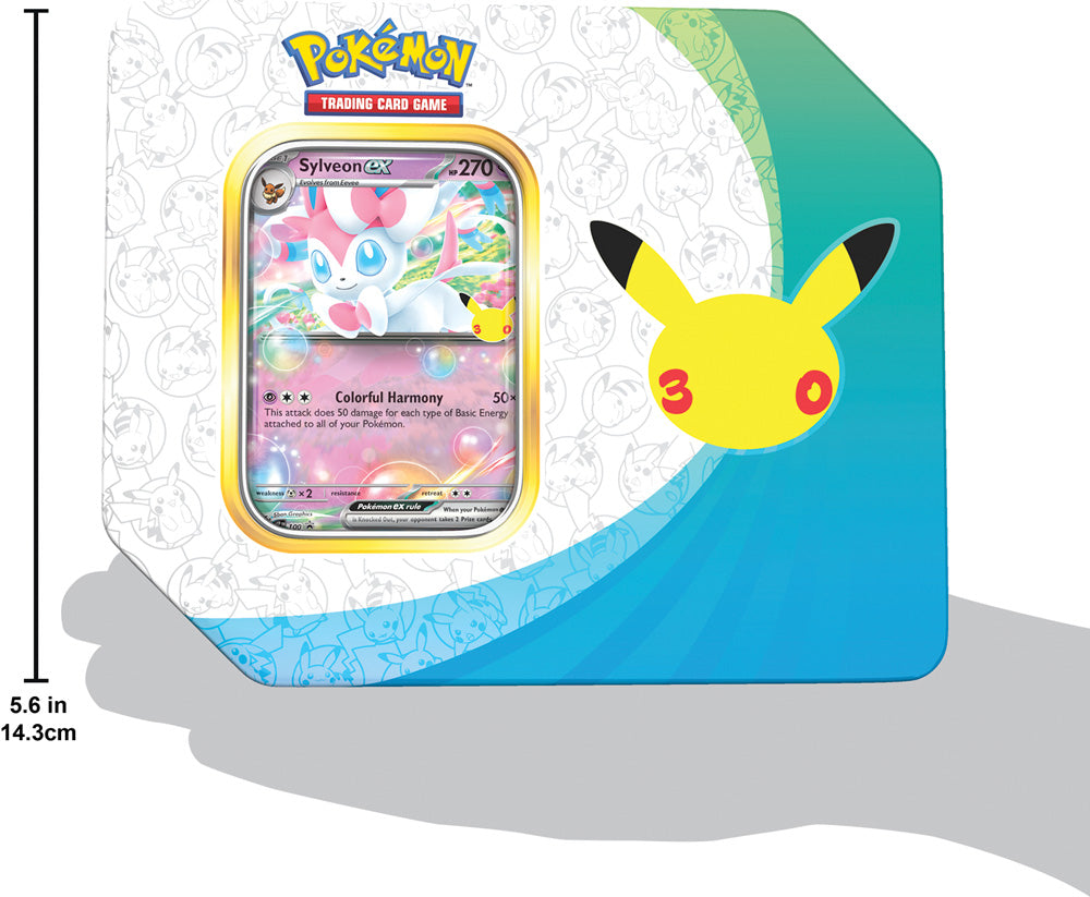 Pokemon TCG: 30th Celebration Tin (Assorted) - PokéBox Australia