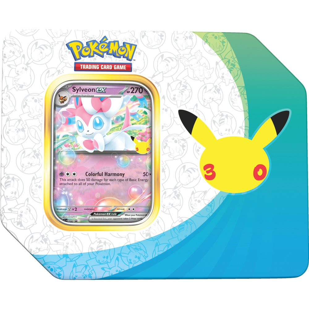 Pokemon TCG: 30th Celebration Tin (Assorted) - PokéBox Australia