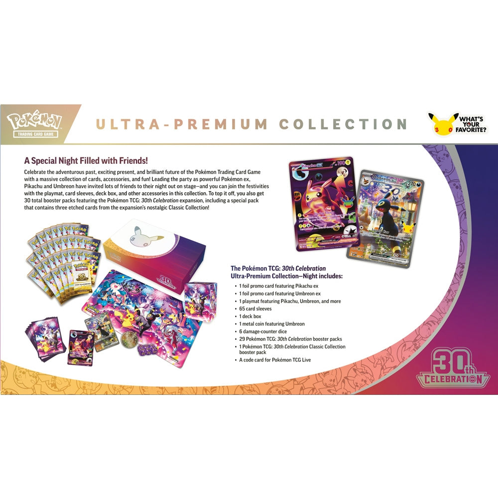 Pokemon TCG: 30th Celebration Ultra-Premium Collection - Night (Umbreon) - PokéBox Australia