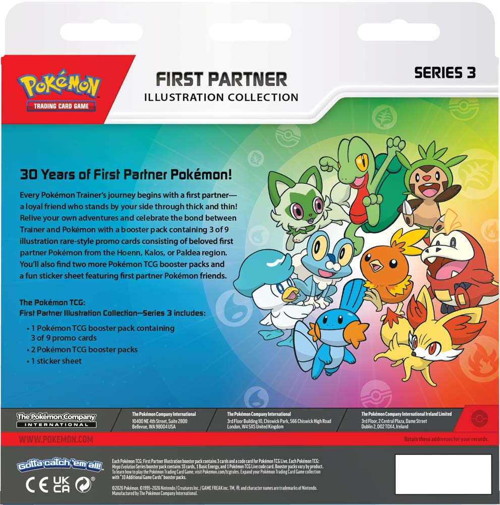 Pokémon TCG: First Partner Illustration Collection - Series 2 - PokéBox Australia