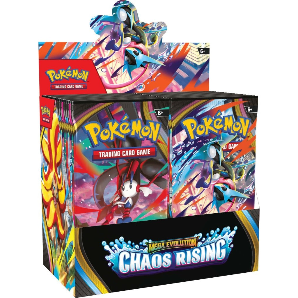 Pokemon TCG: Mega Evolution ME04 - Chaos Rising Booster Box - PokéBox Australia