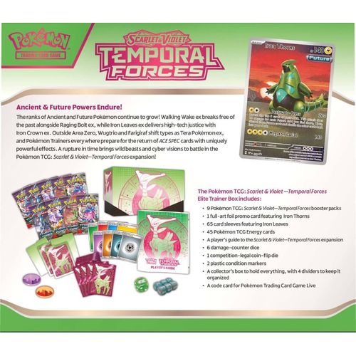 POKÉMON TCG Scarlet & Violet 5: Temporal Forces Elite Trainer Box (ETB) - PokéBox Australia