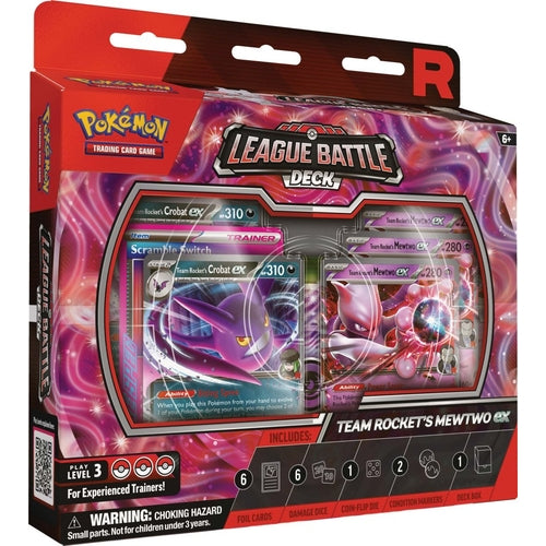 Pokémon TCG: Team Rocket’s Mewtwo ex League Battle Deck - PokéBox Australia