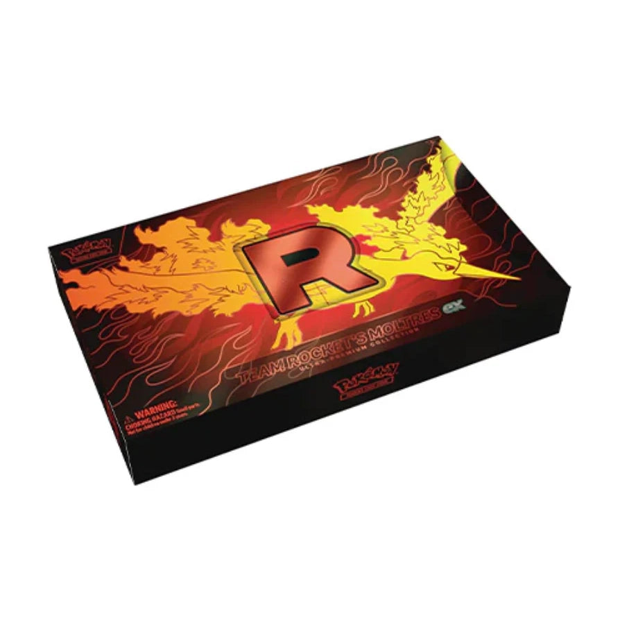 Pokémon TCG: Team Rocket's Moltres ex Ultra Premium Collection - PokéBox Australia