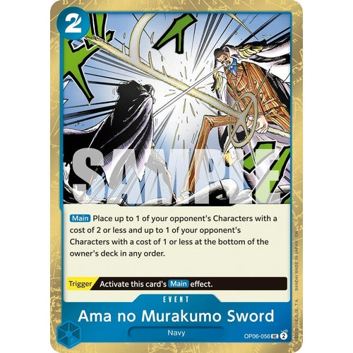 Ama no Murakumo Sword (Pirate Foil) (OP06 - 056) (Premium Booster - The Best - Vol. 2) - PokéBox Australia