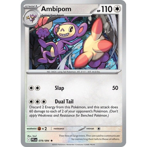 Ambipom (079/094) (ME02: Phantasmal Flames) - PokéBox Australia