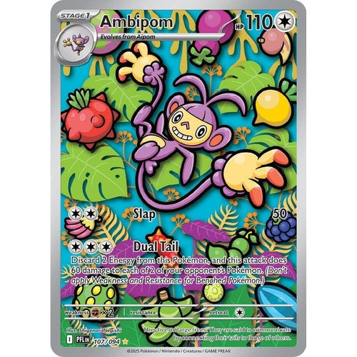 Ambipom (107/094) (ME02: Phantasmal Flames) - PokéBox Australia