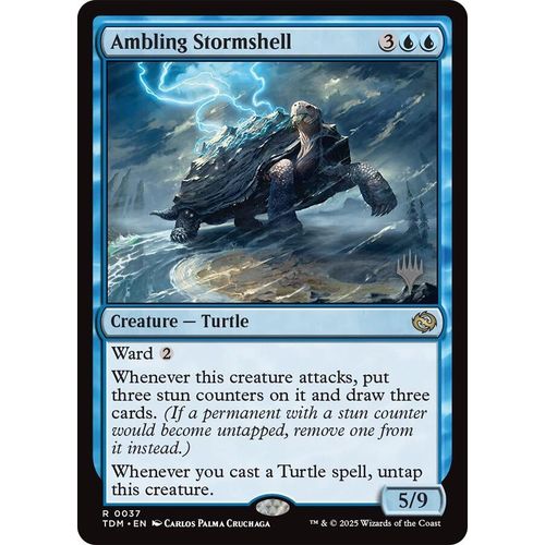 Ambling Stormshell (37) (Promo Pack: Tarkir: Dragonstorm) - PokéBox Australia