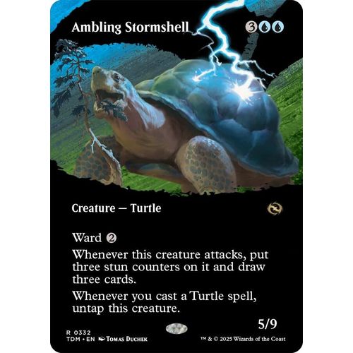 Ambling Stormshell (Borderless) (332) (Tarkir: Dragonstorm) - PokéBox Australia