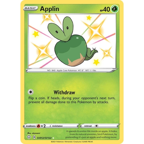 Applin (SV012/SV122) (Shining Fates: Shiny Vault) - PokéBox Australia