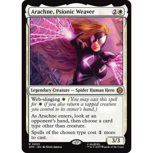 Arachne, Psionic Weaver (2) (Marvel's Spider - Man) - PokéBox Australia