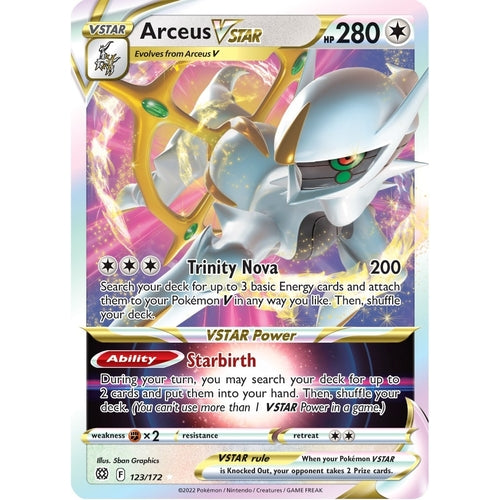 Arceus VSTAR (123/172) (SWSH09: Brilliant Stars) - PokéBox Australia
