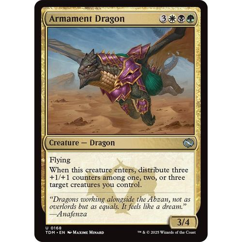Armament Dragon (168) (Tarkir: Dragonstorm) - PokéBox Australia