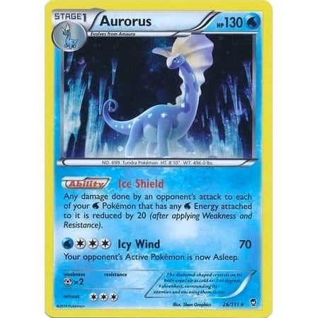 Aurorus - 26/111 (Cosmos Holo) (026/111) (Miscellaneous Cards & Products) - PokéBox Australia