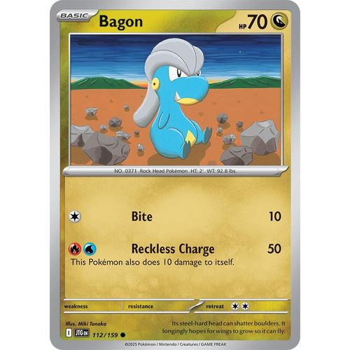 Bagon (112/159) (SV09: Journey Together) - PokéBox Australia